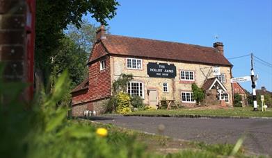 The front of the Hollist Arms in Petworth West Sussex