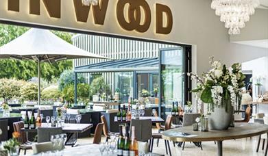 Inside the restaurant at Vineyard Kitchen