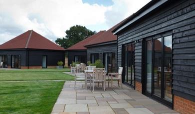 The lodges at The Old Flower Field