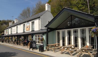 The outside of The Black Rabbit