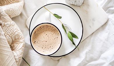 Windfalls Boutique Hotel morning relaxing coffee