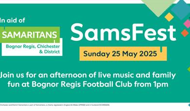 SamsFest in aid of Bognor Regis, Chichester & District Samaritans