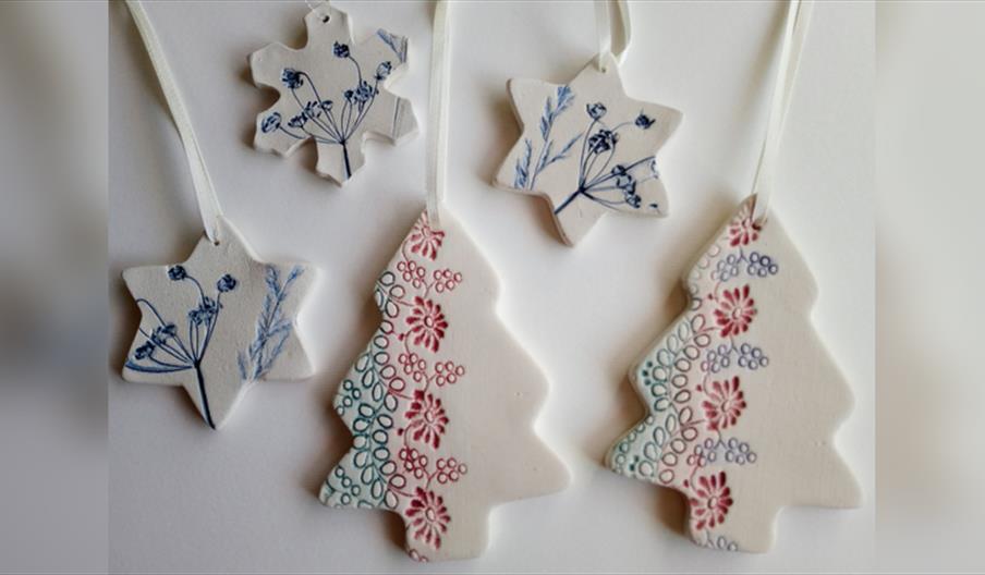 Festive Botanical Pottery