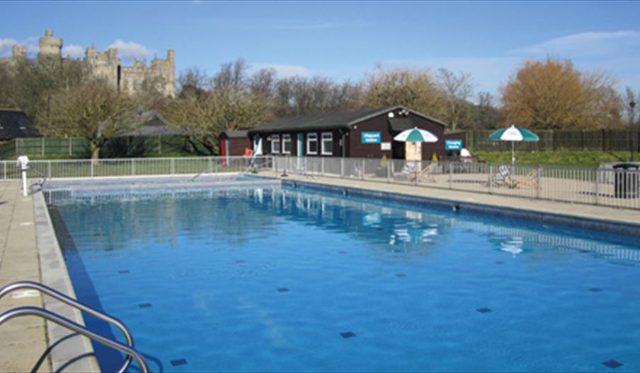 image of the outdoor pool