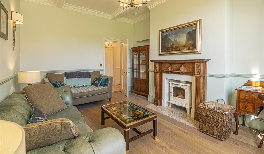 Herons wood living room
