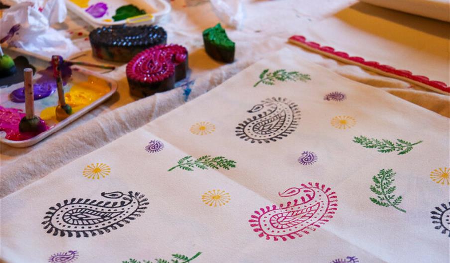 Make Your Own Cushion Cover - Block Printing Workshop