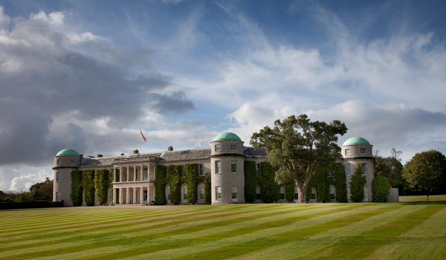 view of the Goodwood House stately home