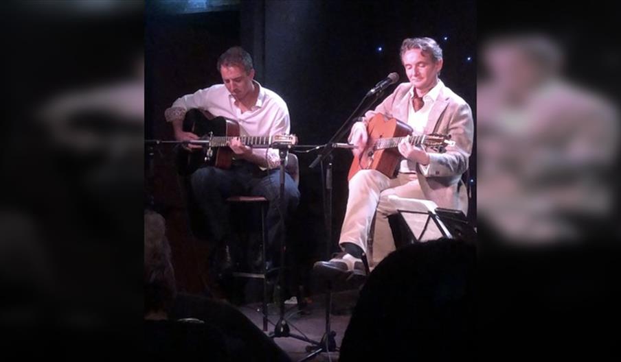 Benoit Viellefon & Jarrod Elks - HOT SWING Guitar Maestros AT ARIGATO