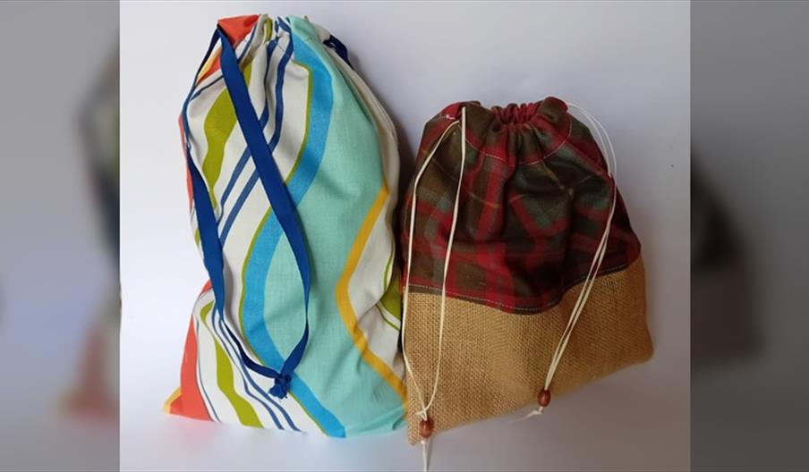 Sew Resourceful - Reusable Gift Bag using a Sewing Machine