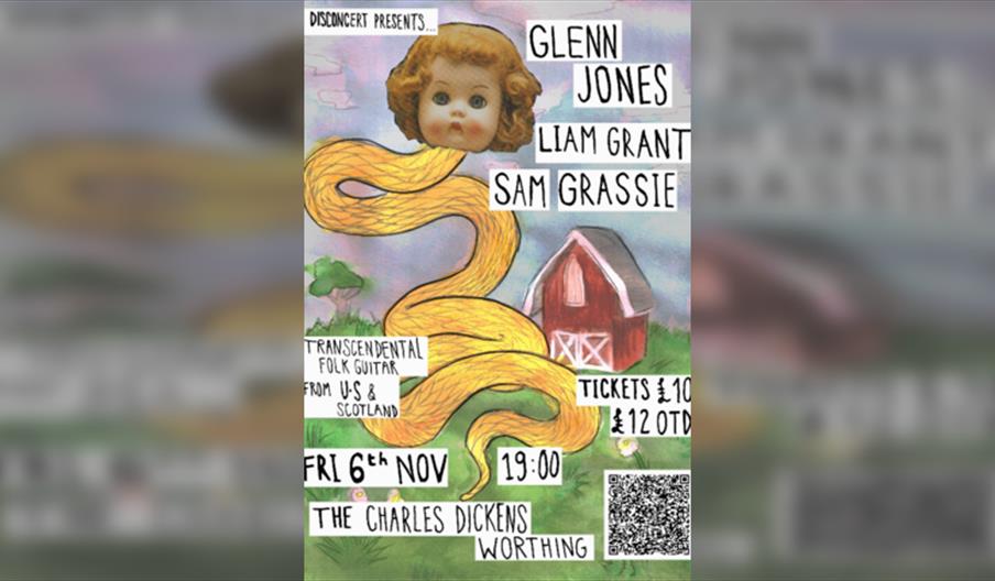 DisConcert Presents: Glenn Jones + Liam Grant + Sam Grassie