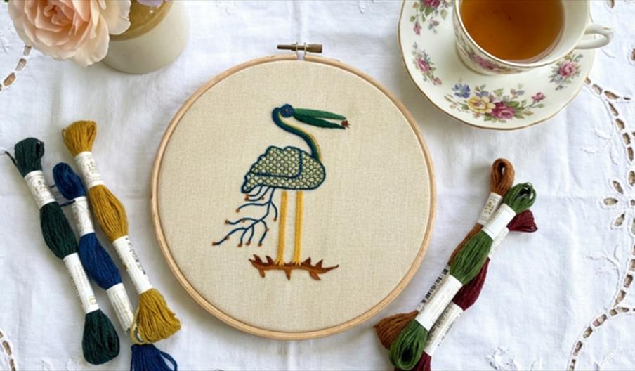 Jacobean Crewelwork Hand Embroidery Workshop