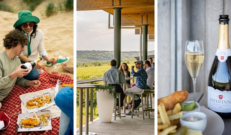 English Wine Tasting with Fish & Chips