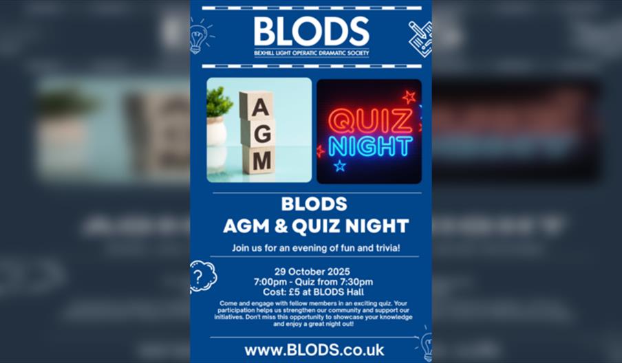 Blods Agm & Quiz Night!