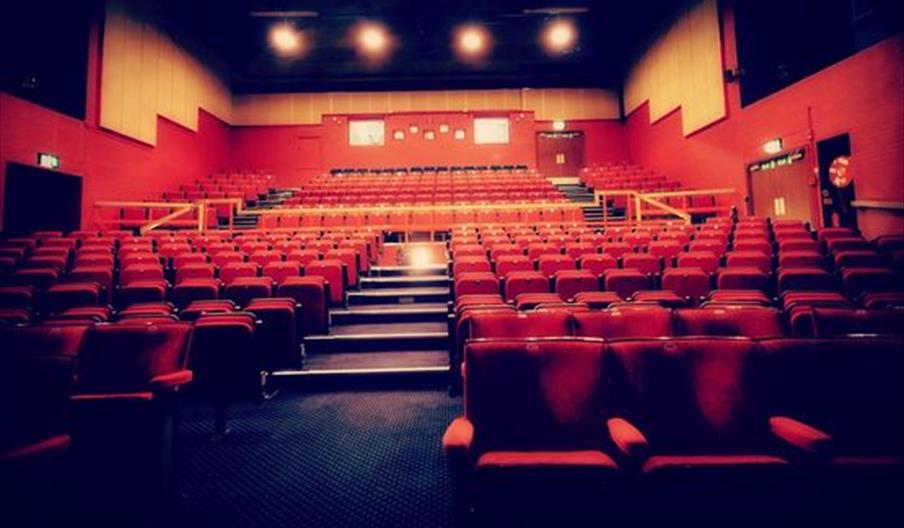 inside the theatre showing the seating layout