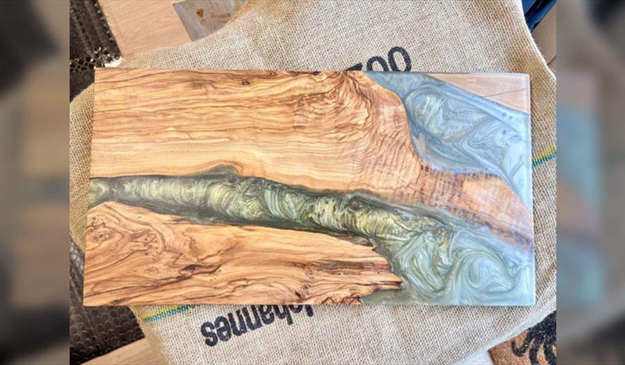 Make Your Own Epoxy Resin River Coffee Table (2-Part Class)