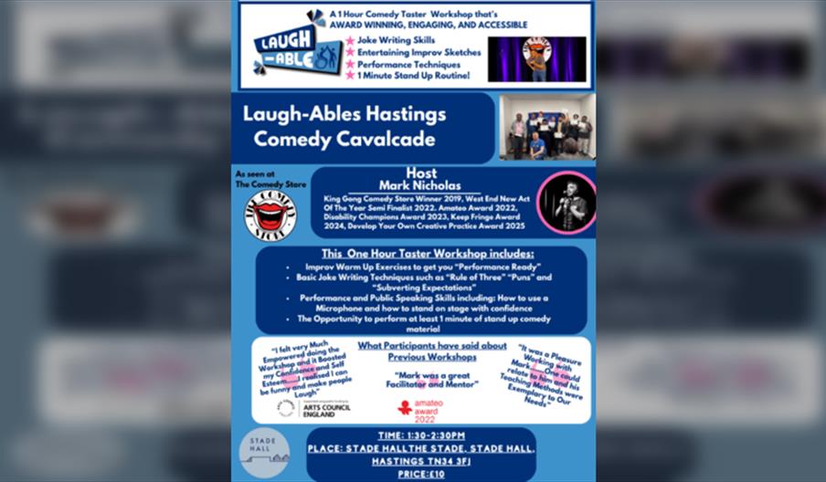 Laugh-Able Comedy Cavalcade: Hastings Edition!