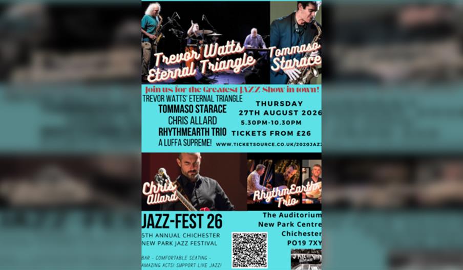 Jazzfest26 - Trevor Watts - Tommaso Starace - Chris Allard - Rhythmearth Trio - And More!