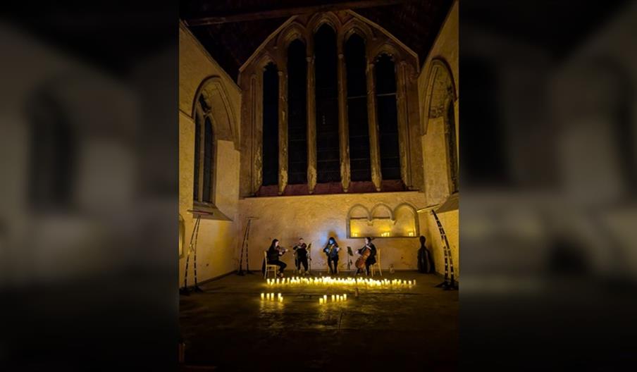 Yoga by Candlelit with string quartet