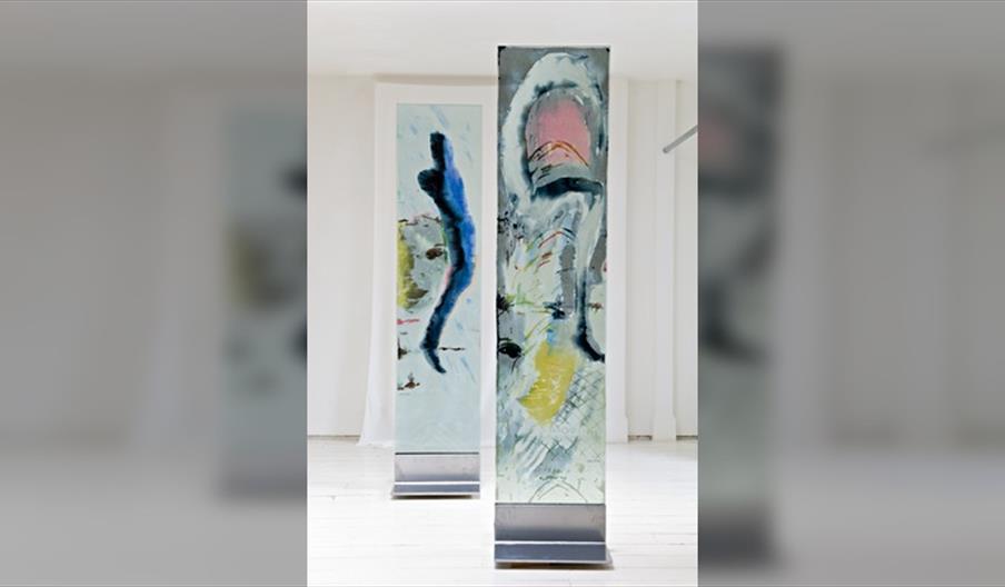 Carole Waller: 'Portal' Paintings and Prints on Paper & Cloth