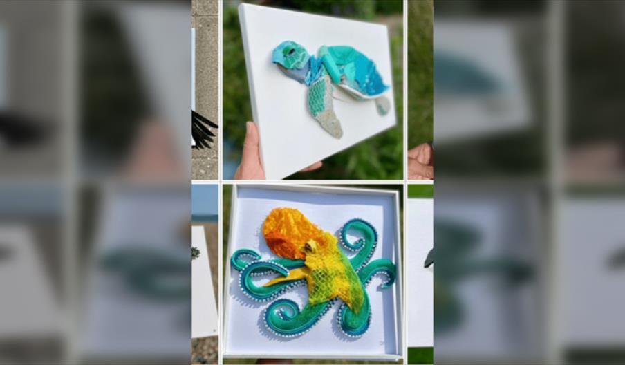 Make Your Own Recycled Art Sea Creature