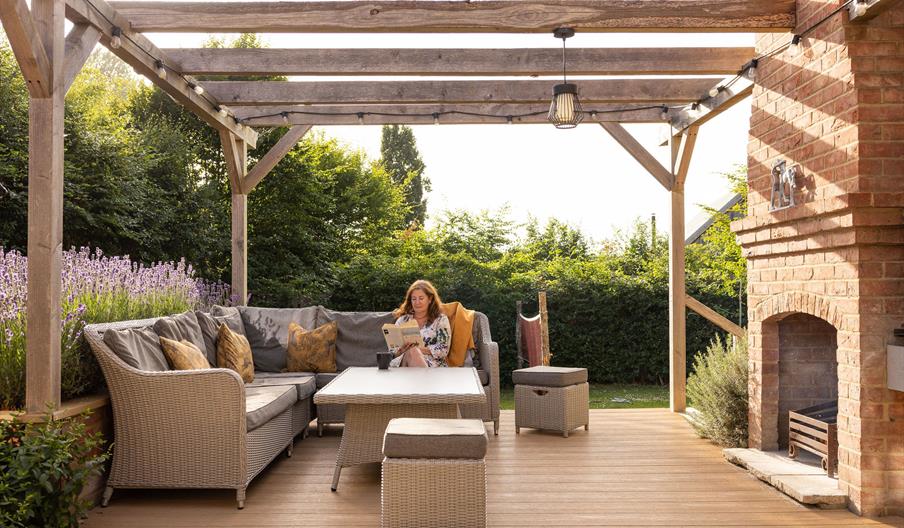 Outside living at Oakwood West Holidays