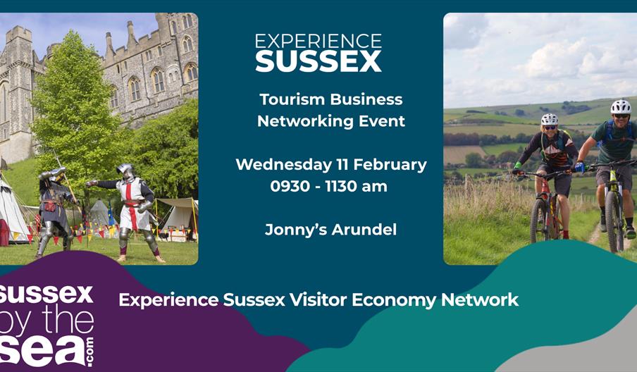 Graphic saying Tourism Business Networking event