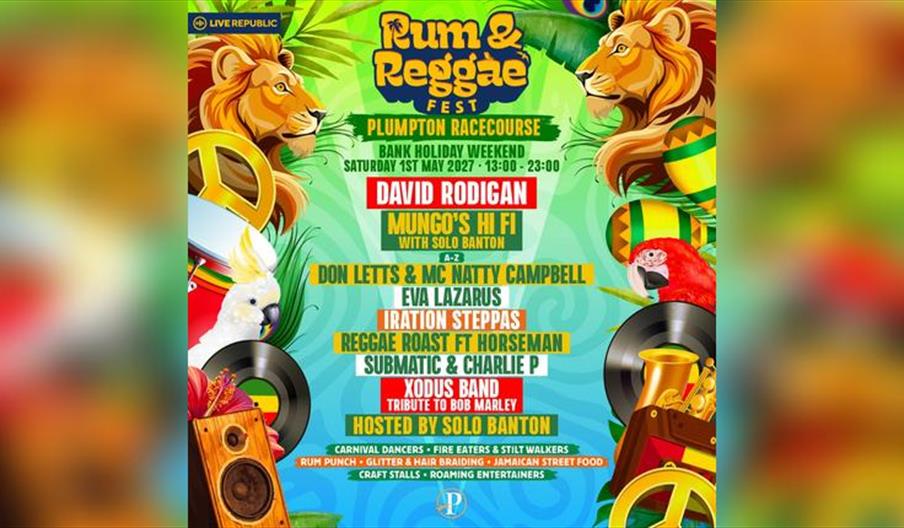 Rum & Reggae Fest Plumpton Racecourse, East Sussex