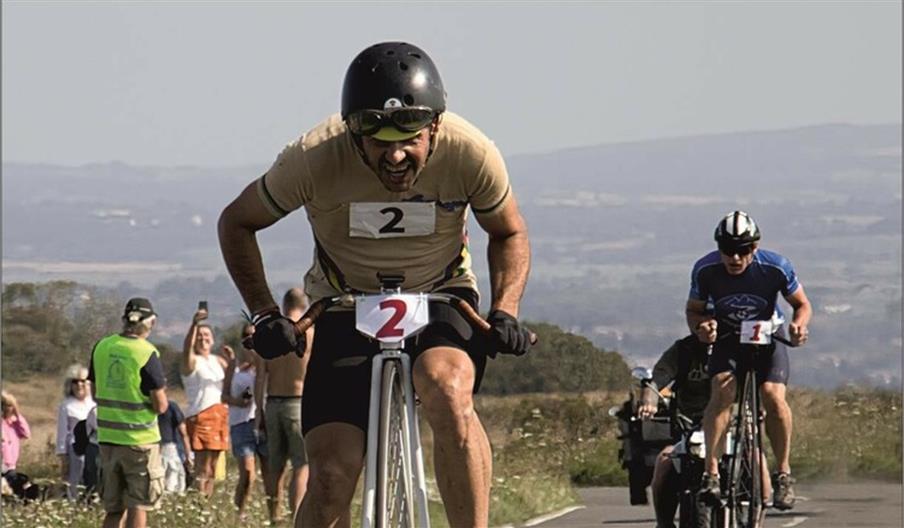 The Beachy Head World Championship Penny Farthing Hill Climb Time Trial