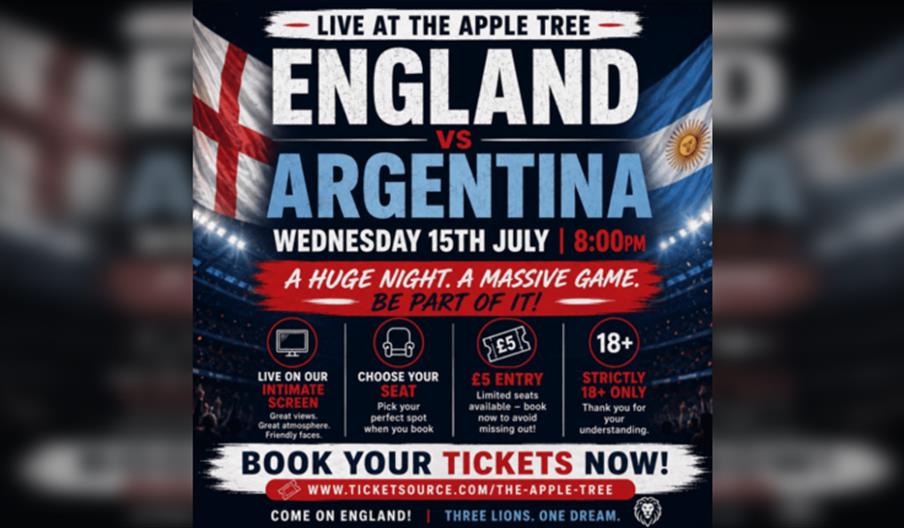 England Vs Argentina Live At The Apple Tree!