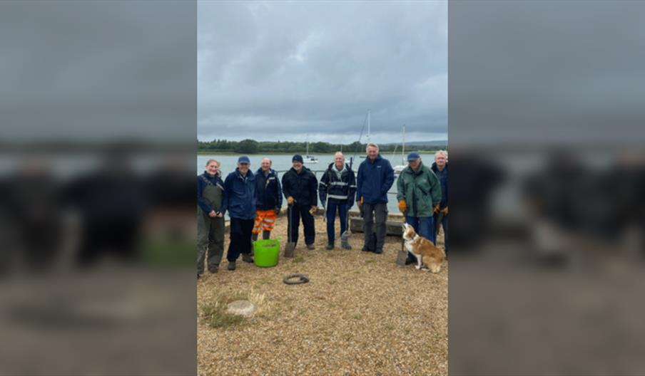 Chichester Harbour Work Party supported by Chichester Harbour Friends Beaky's Monthly work party