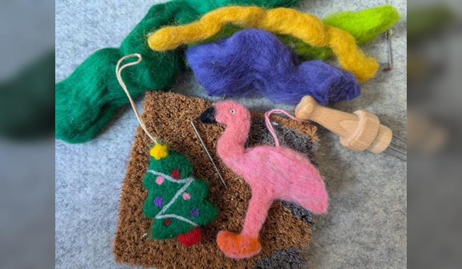 Festive Workshop - Needlefelted Decorations