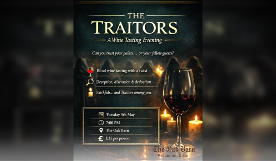 Traitors Wine Tasting Event