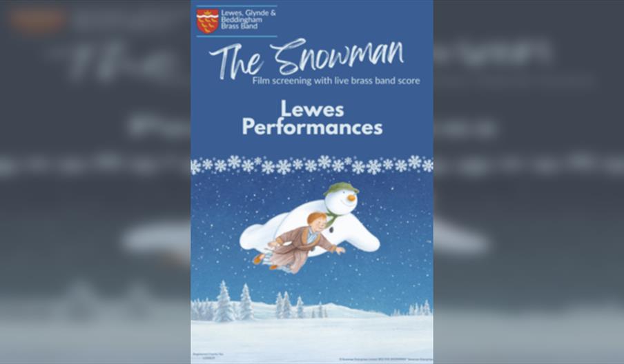 The Snowman with Lewes Brass