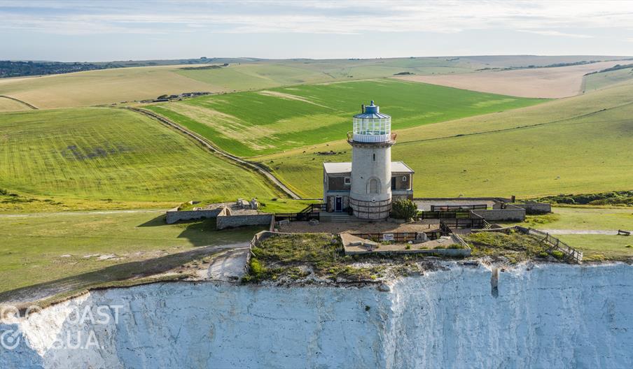 Cliff Shot of belle tout lighthouse