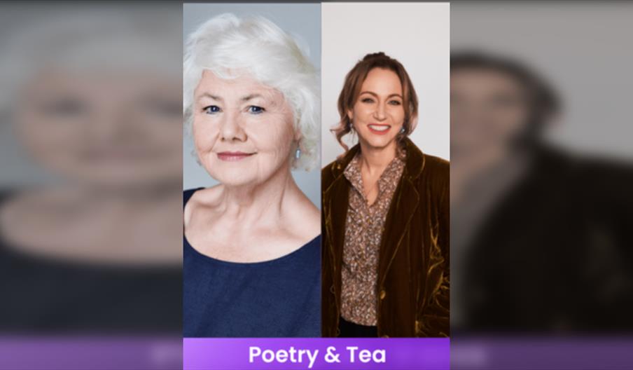 Poetry and Tea at Ockenden Manor - Annette Badland and Allie Esiri
