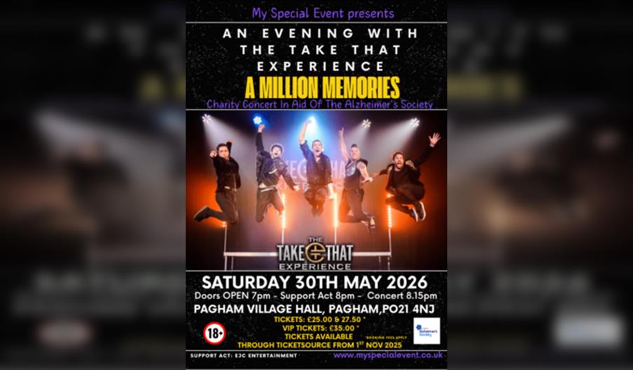 An Evening with The Take That Experience - A Million Memories in Aid of The Alzheimer's Society