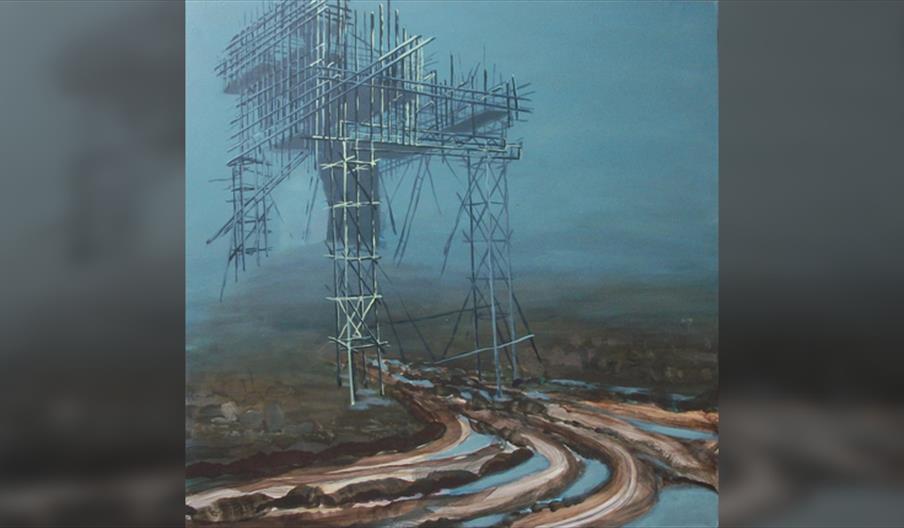 Industrial Landscape Painting