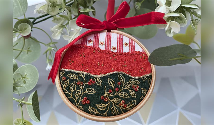 Festive Bauble Embroidery Workshop