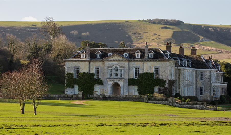 A landscape photo of Firle Place in East Sussex