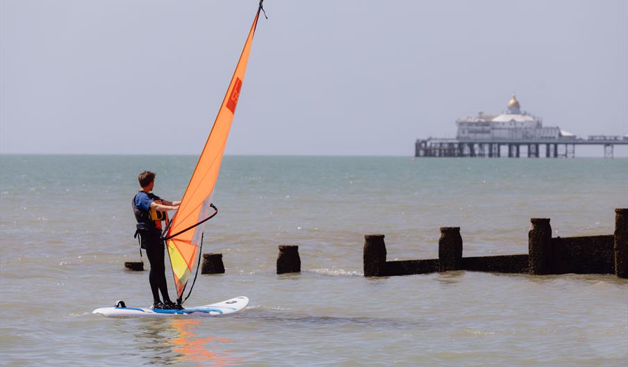 windsurfer at Eastbourne