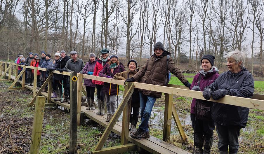 Walkers enjoying the countryside