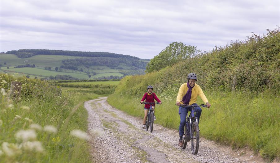 cycling on the downs