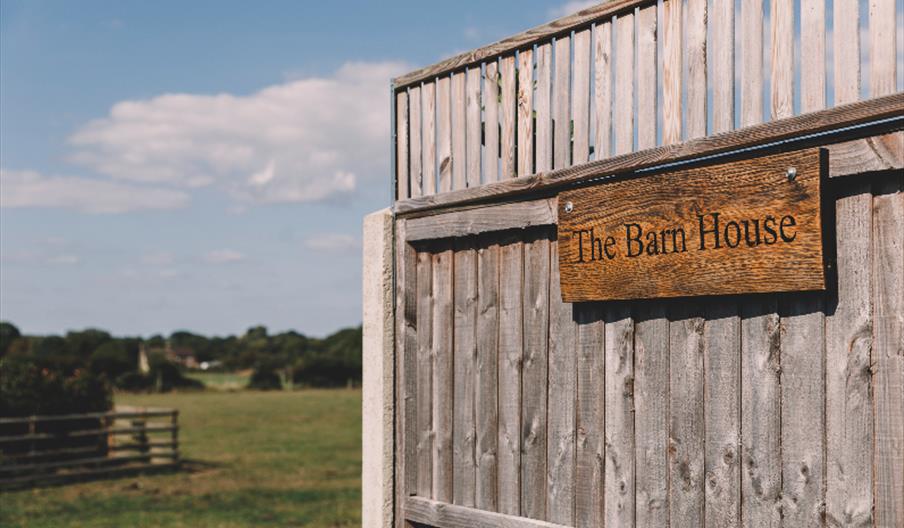 A peek inside the gate at Nestled on the farm