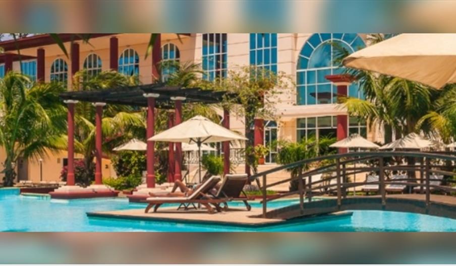 hotel with a pool