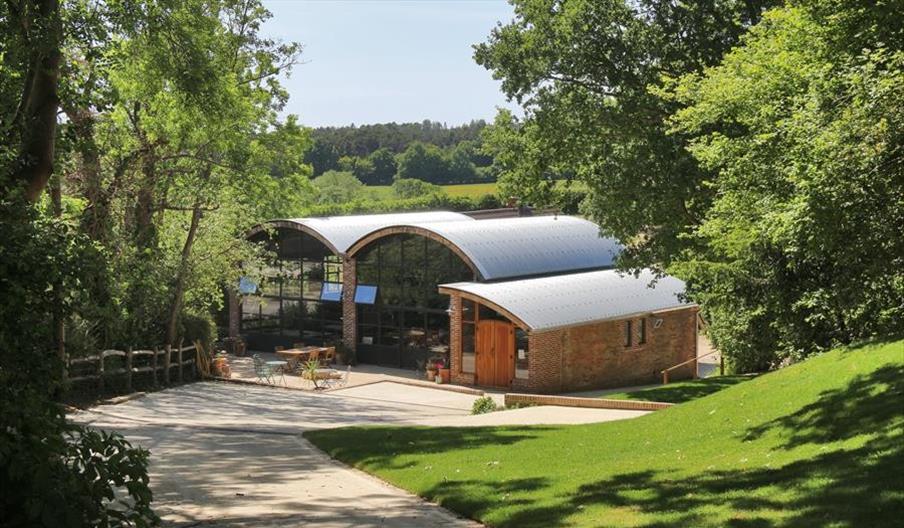 Sedlescombe organic vineyard building
