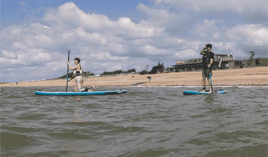 Paddleboarding lesson