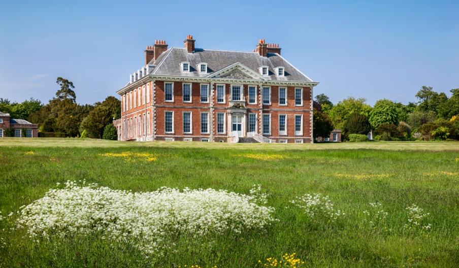 Image showing Uppark House from the front meadow
