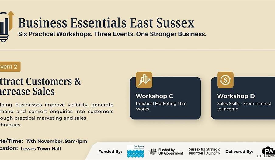 Graphic for Event 2 of the business essentail training