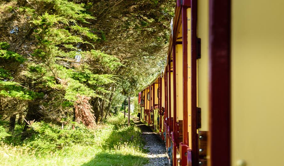 riding on Littlehampton Miniature railway