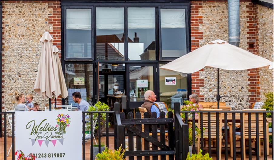 Wellies tea rooms external shot